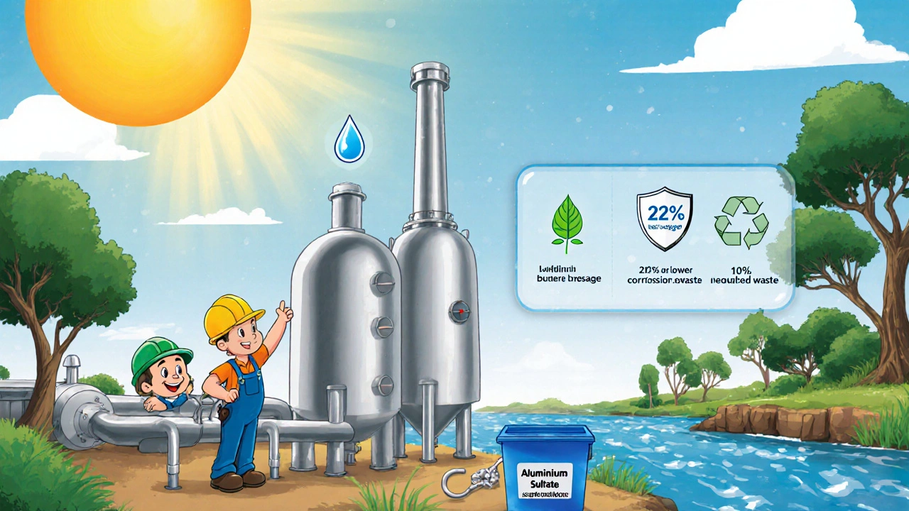 Australian plant shows happy workers, reduced water use, lower corrosion, eco‑friendly recycling.