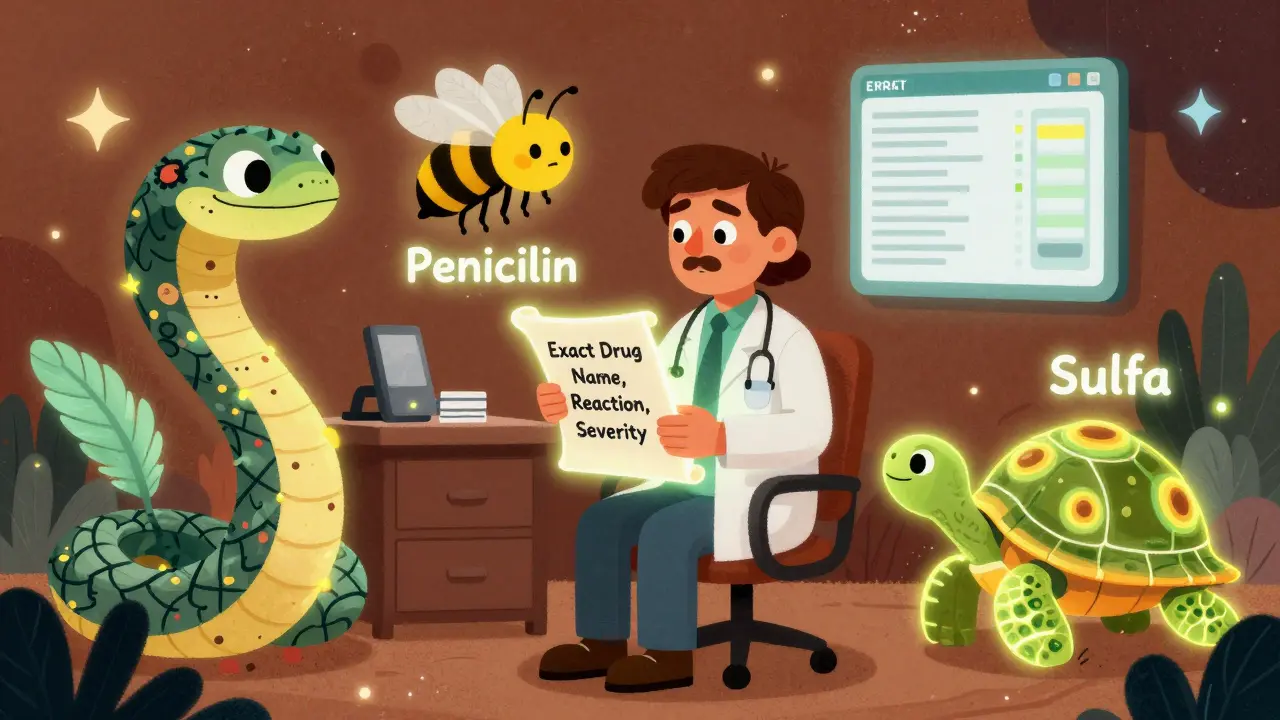 How to Safely Document Drug Allergies in Your Medical Records